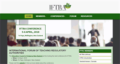 Desktop Screenshot of iftra.org